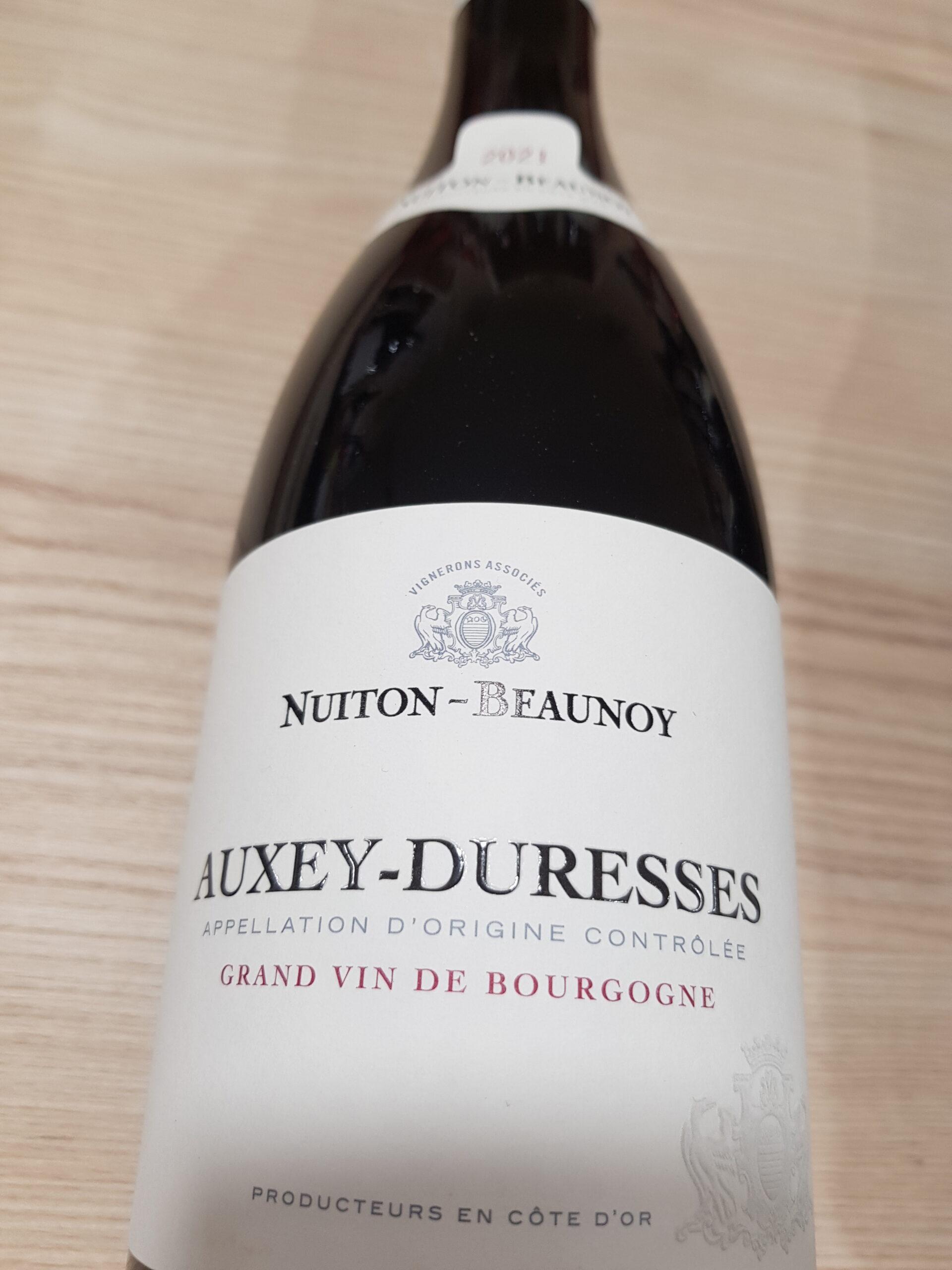 Auxey Duresses Nuiton Beaunoy