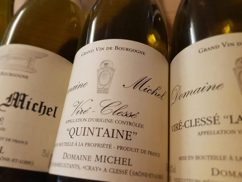 dégustation vin blanc : Viré-Clessé Domaine Michel