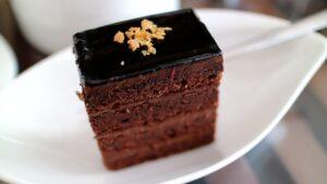 Gâteau chocolat et dark rum Gold of Mauritius