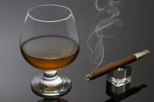 Premier cru Cognac et cigare
