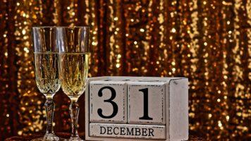 Champagne pour les fêtes de fin d'année
