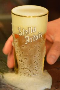 Dégustation du fût de 6 litres Stella Artois