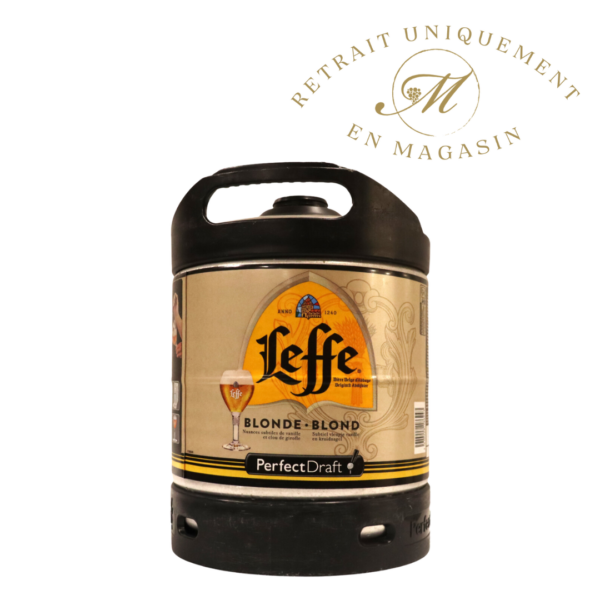 Fût de 6 litres Leffe blonde