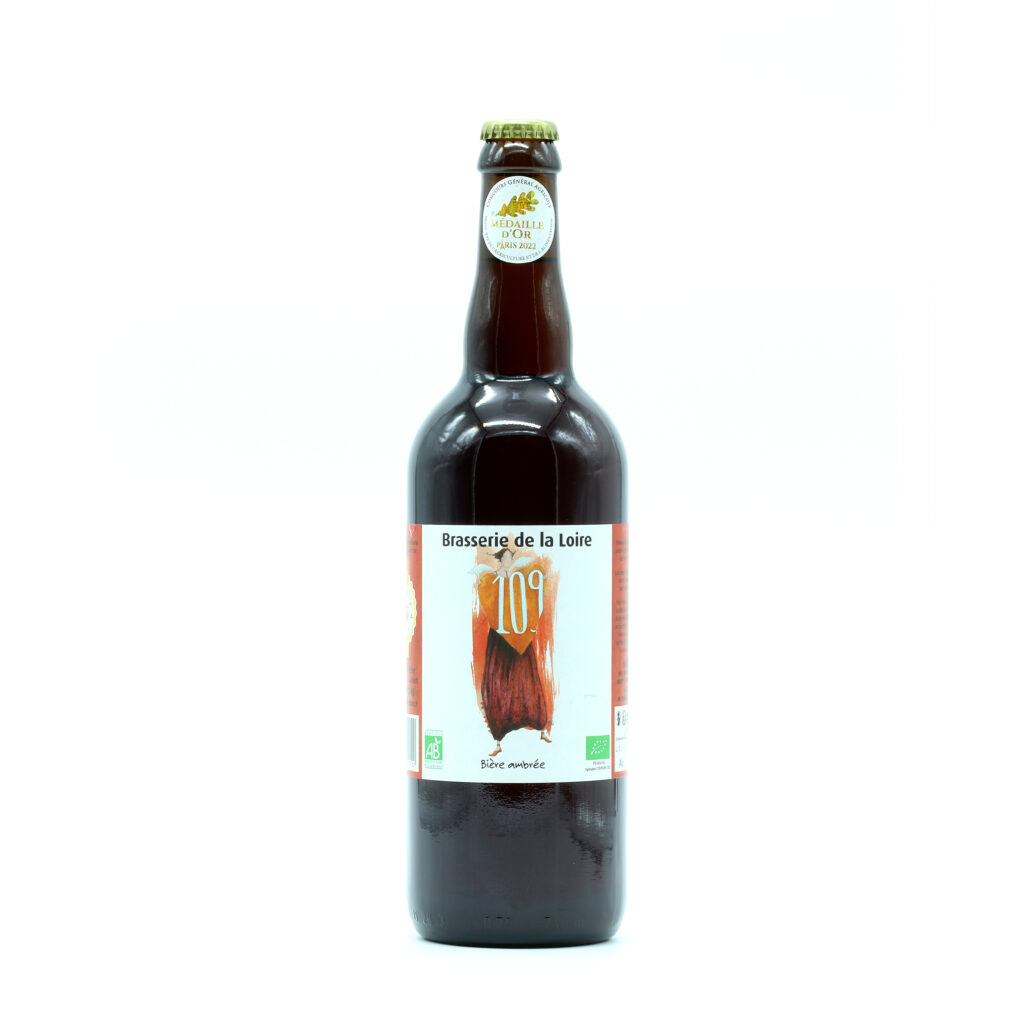 Bière ambrée BIO la 109 Brasserie de la Loire