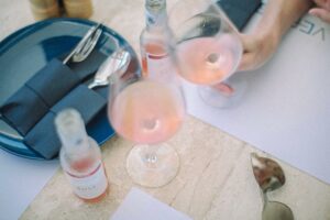 Dégustation du rosé sans alcool