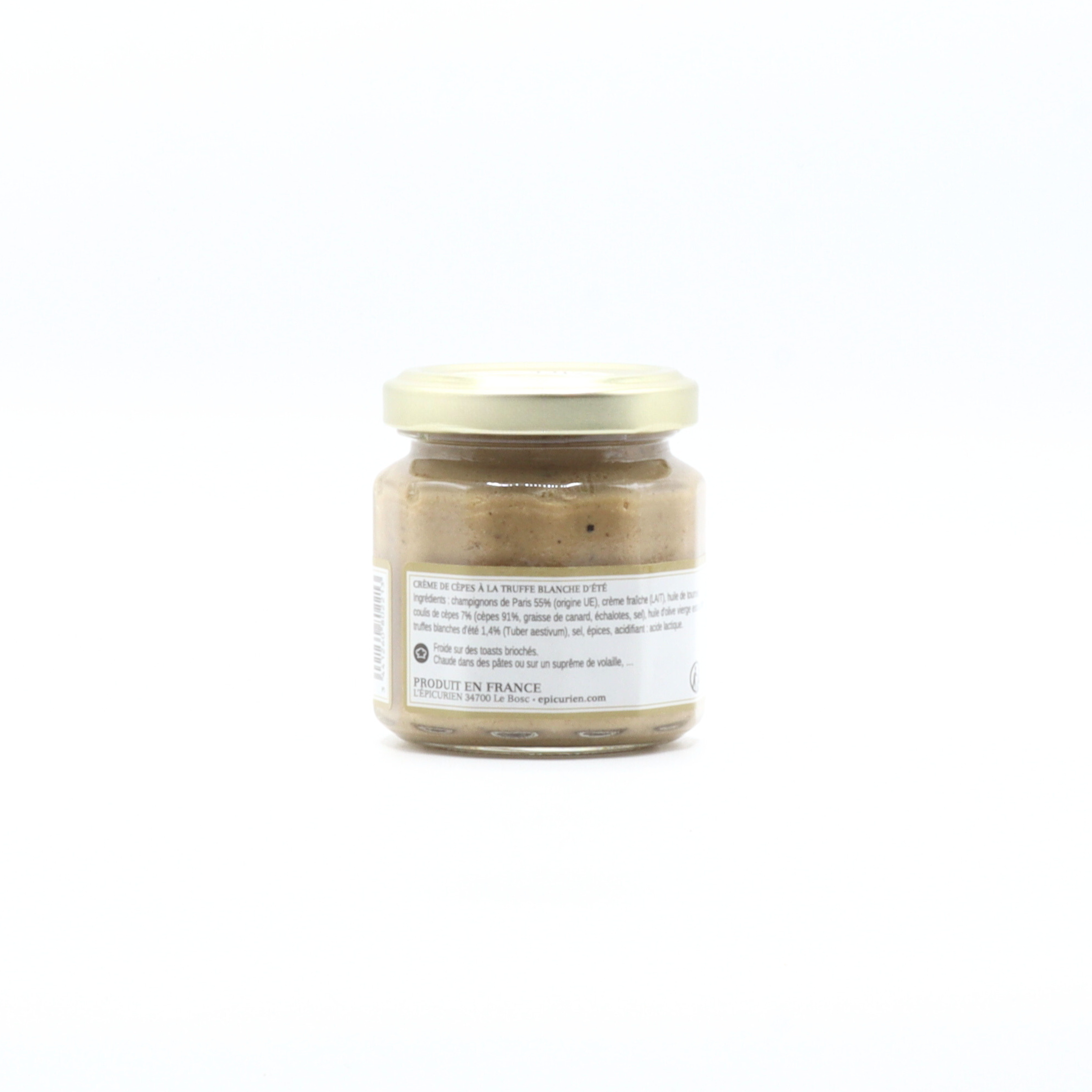 COMPOSITION CREME DE CEPES A LA TRUFFE