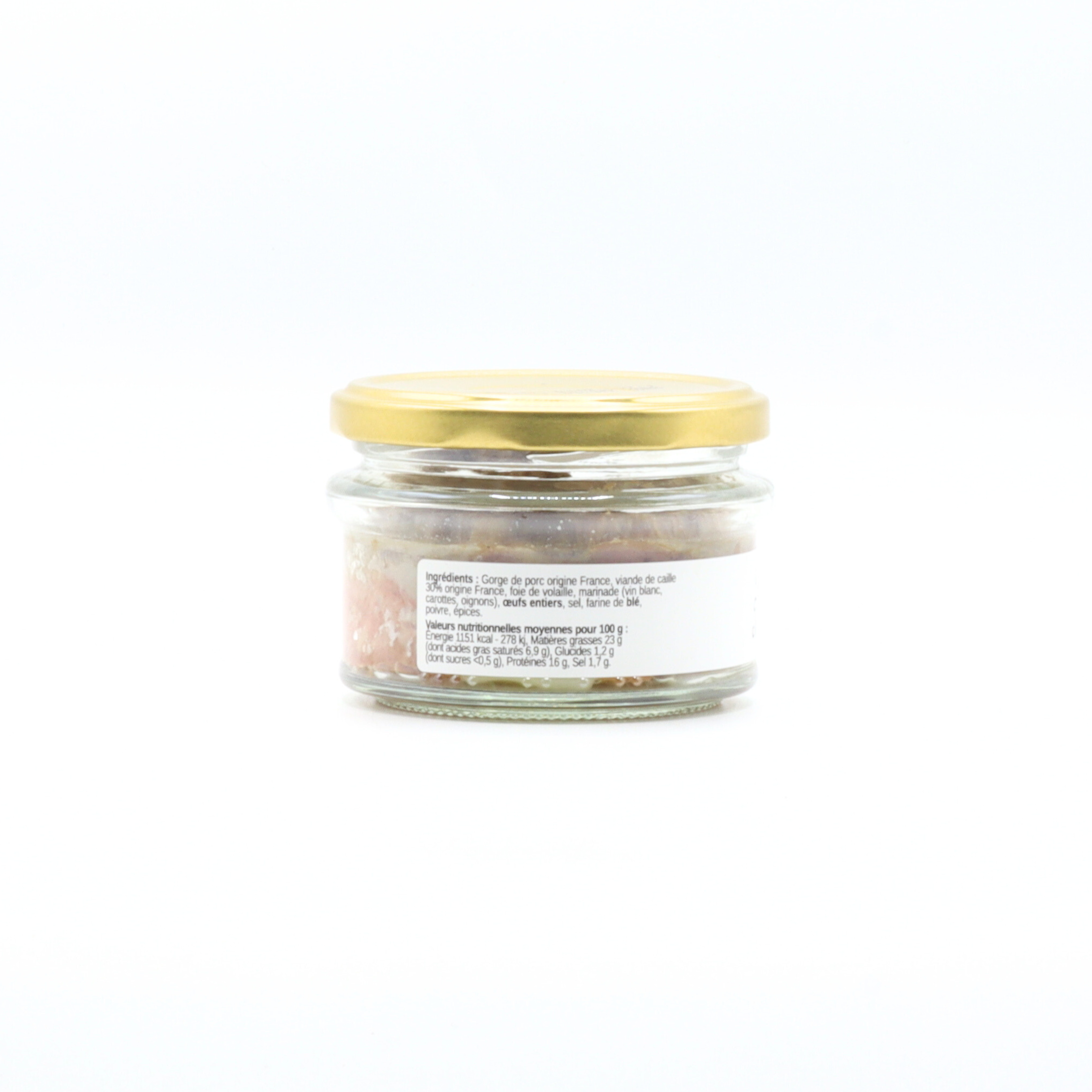 Composition TERRINE DE CAILLE