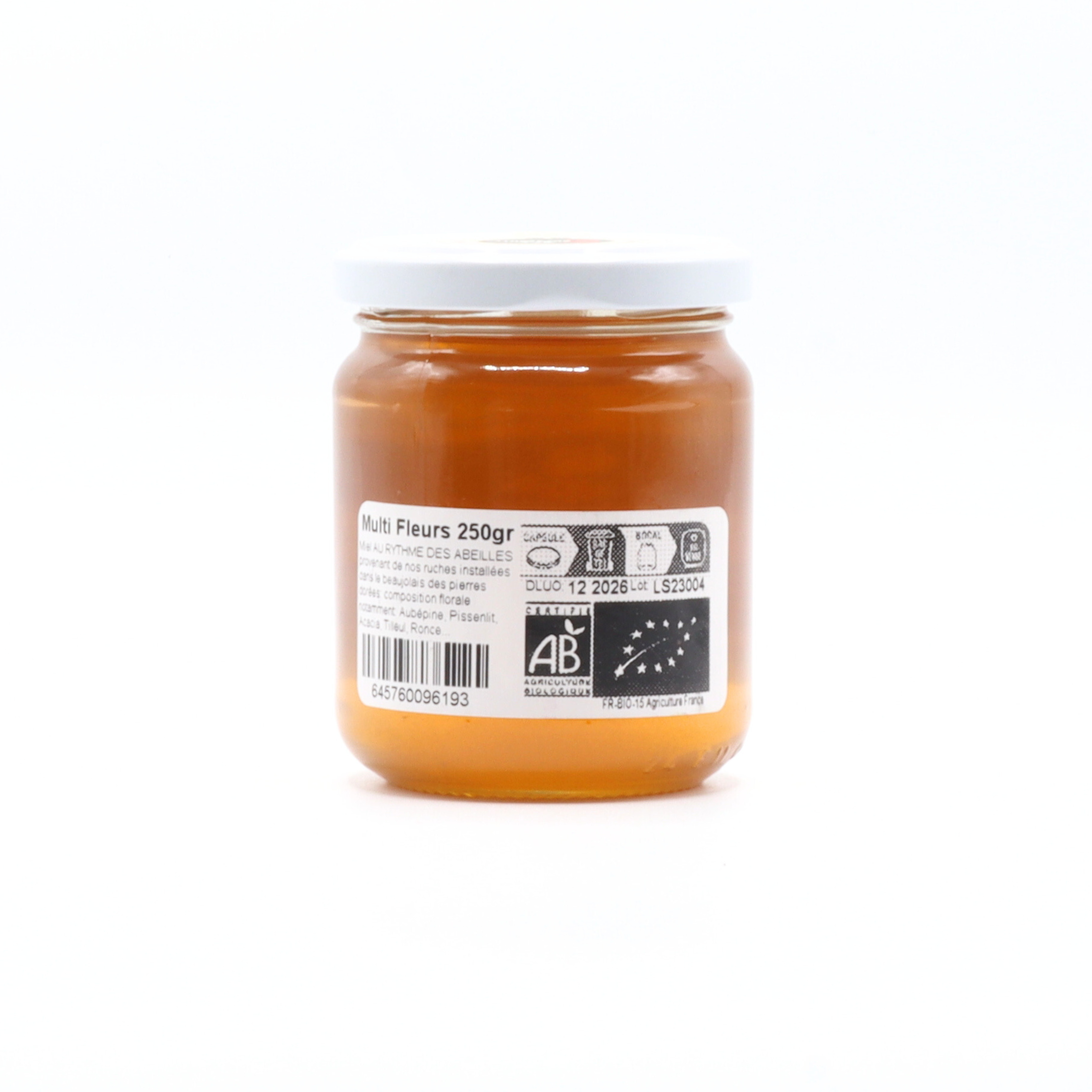 CONTRE ETIQUETTE MIEL 250G