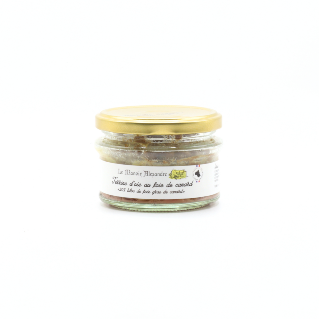 Terrine d'Oie au foie gras de canard