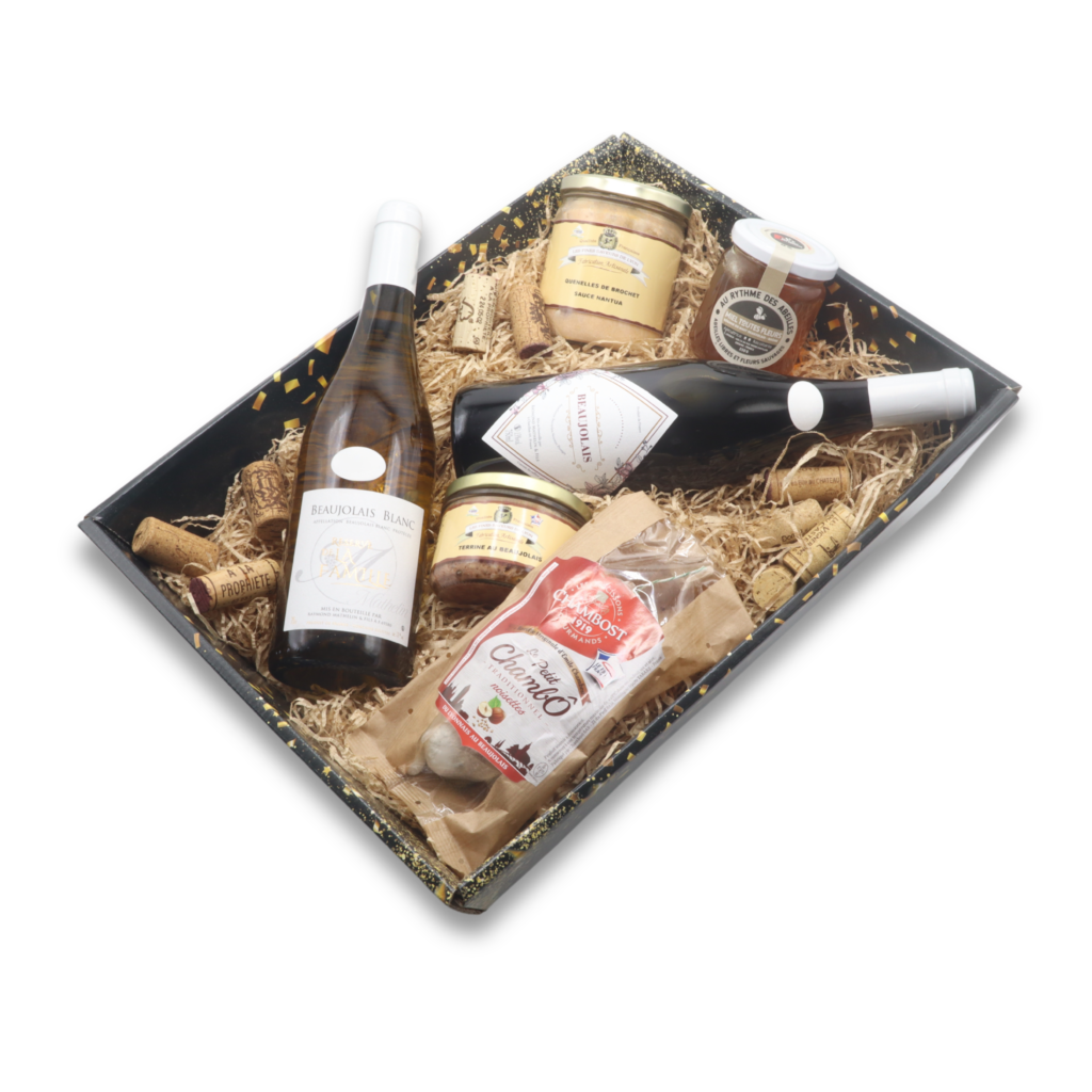 COFFRET BEAUJOLAIS ROUGE ET BLANC