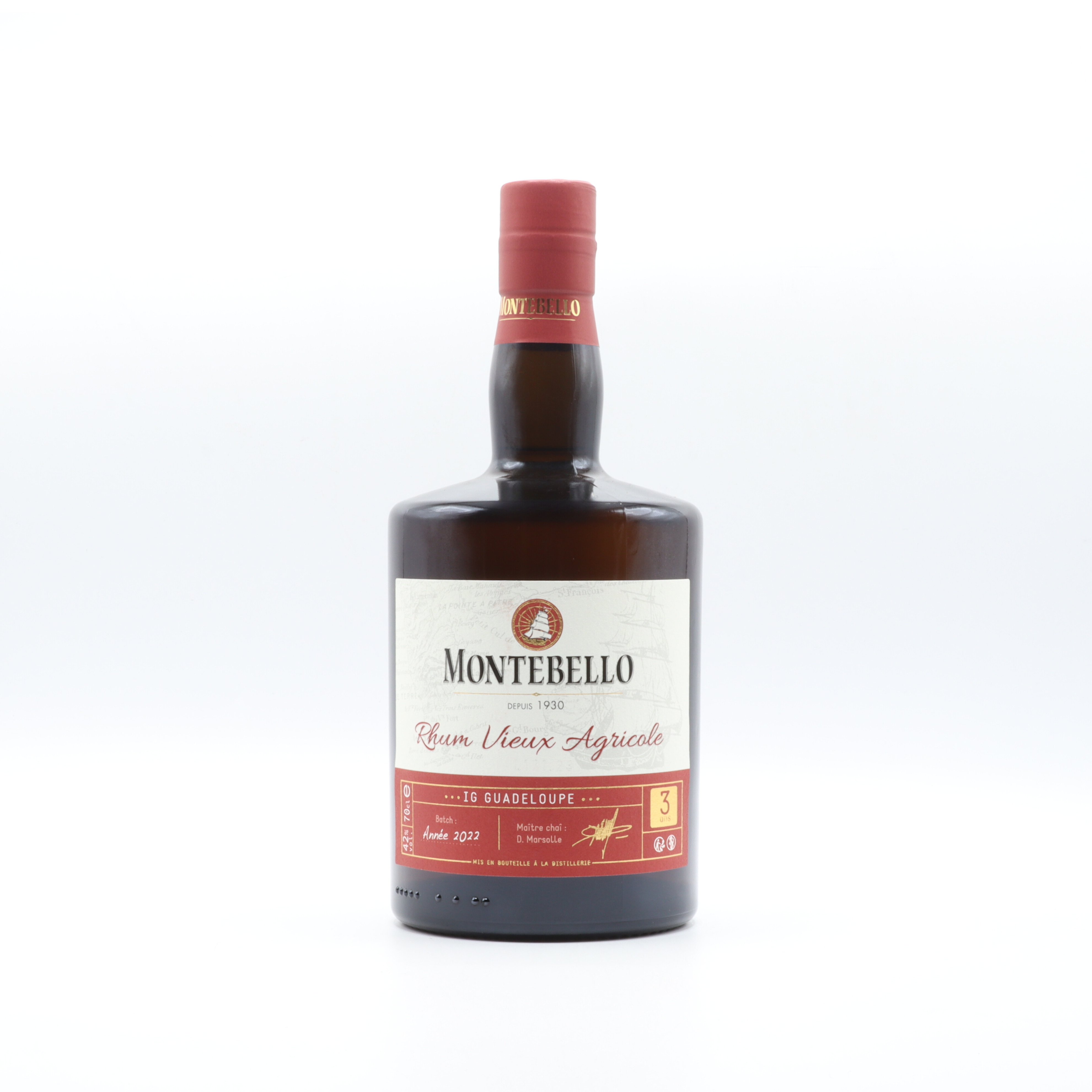 Rhum agricole Montebello 3 ans