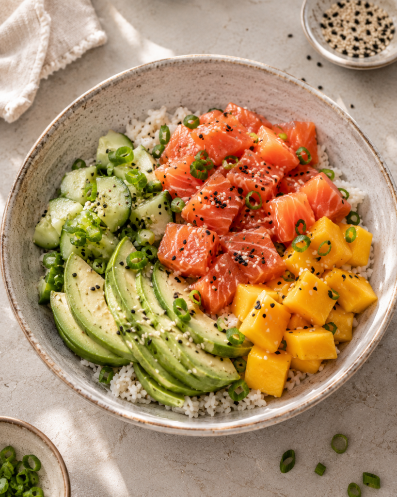 poke bowl saumon