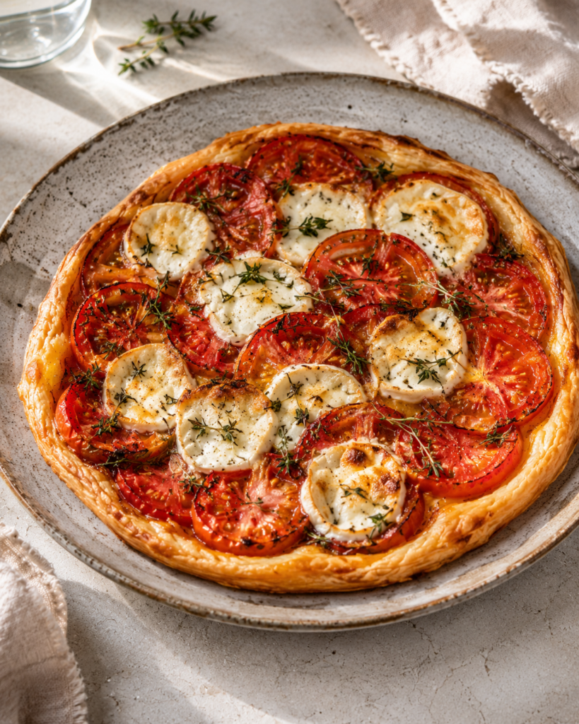 tarte fine chèvre